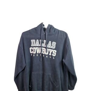 Dallas Cowboys Mens XXL Navy Blue Long Sleeve Hoodie